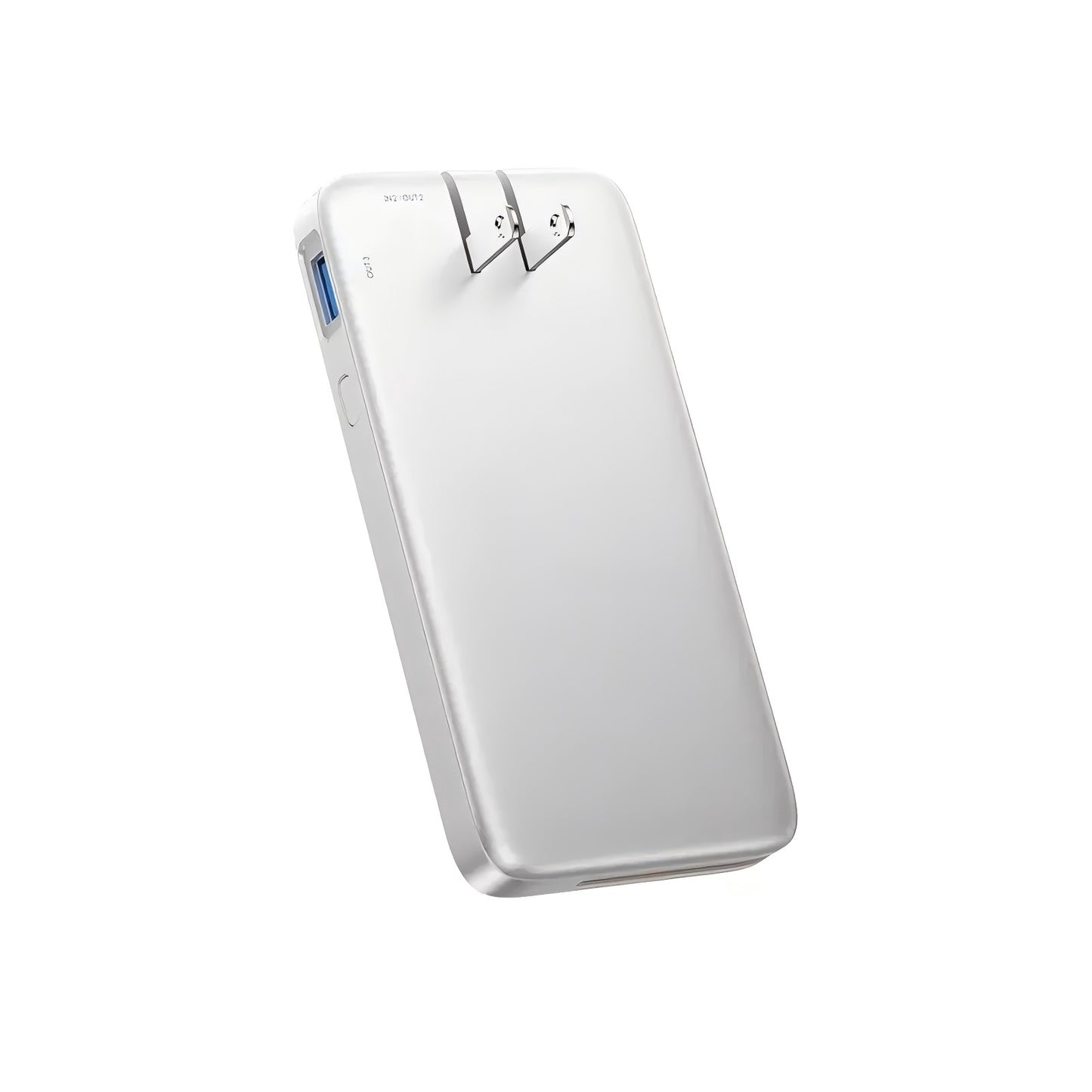 2-in-1 Portable Power Bank with 45W Output and Built-In Wall Plug