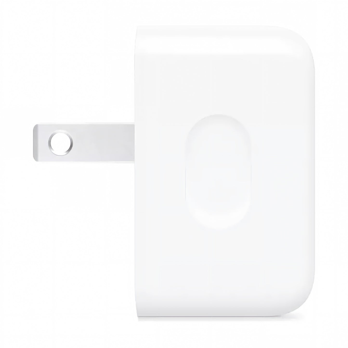 Compact Wall Adapter with Recessed USB-C Port and Non-Slip Grip