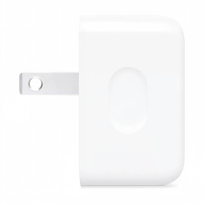 Compact Wall Adapter with Recessed USB-C Port and Non-Slip Grip