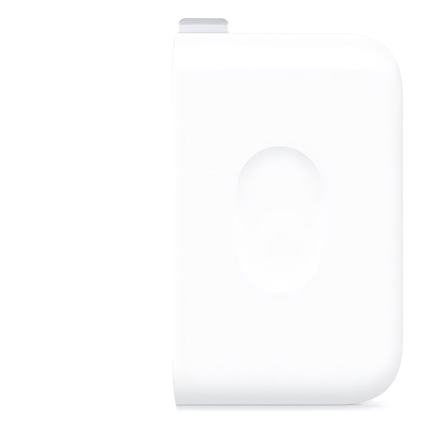 Compact Wall Adapter with Recessed USB-C Port and Non-Slip Grip