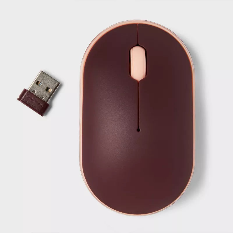 Dual-Mode Wireless Mouse with Bluetooth and USB Receiver