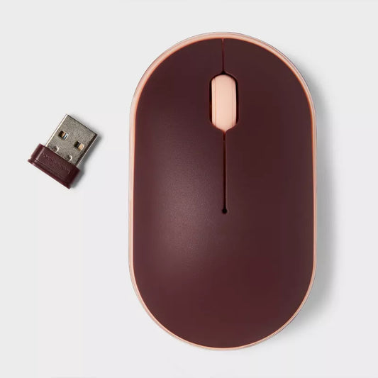 Dual-Mode Wireless Mouse with Bluetooth and USB Receiver