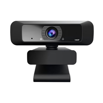 Full HD 1080P Swivel Webcam with Built-In Noise-Reduction Mic
