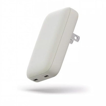 Slim 67W Dual USB-C Wall Charger with Advanced PD and PPS Technology