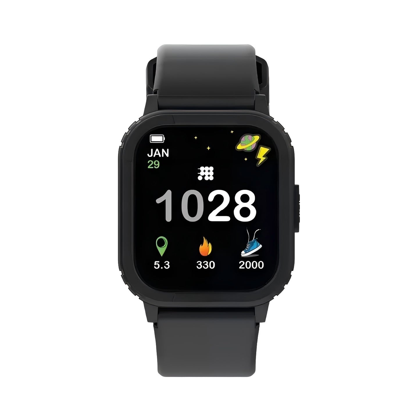 Kids' Interactive Smartwatch with Fitness Tracking and Built-In Games