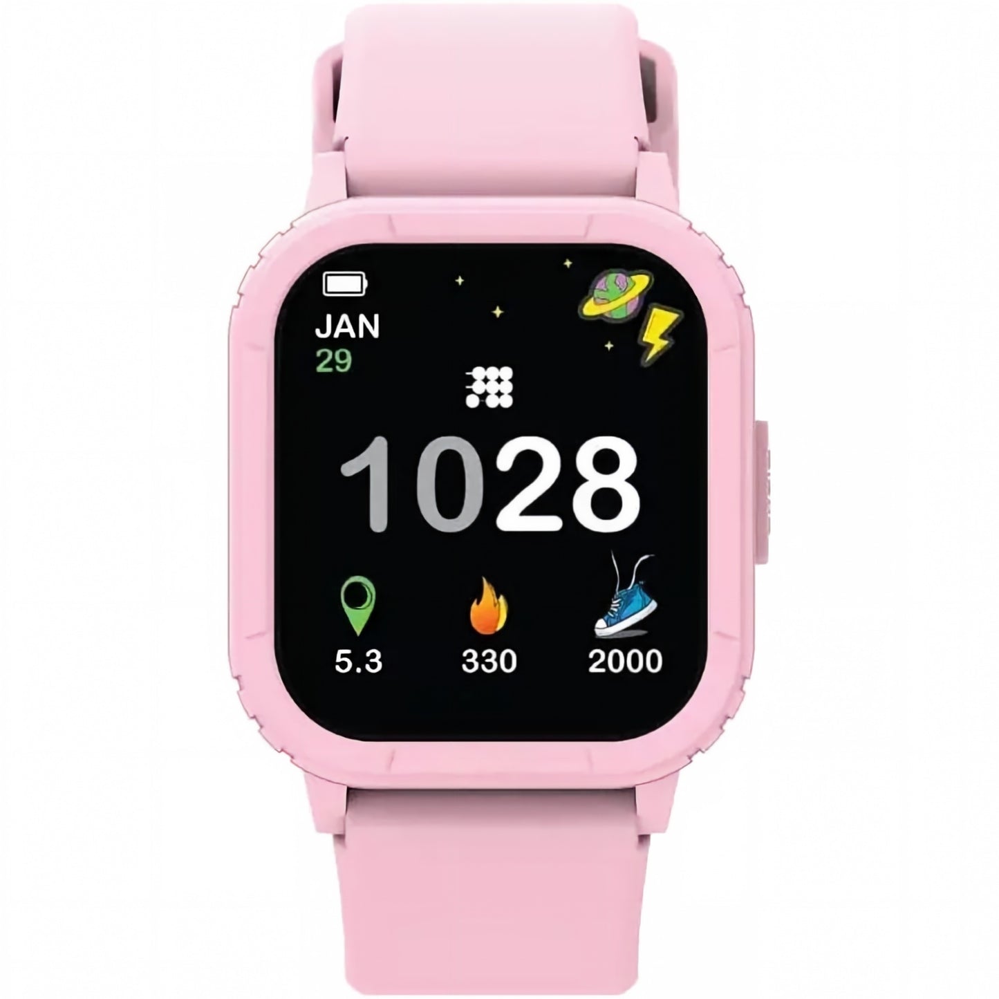 Kids' Interactive Smartwatch with Fitness Tracking and Built-In Games