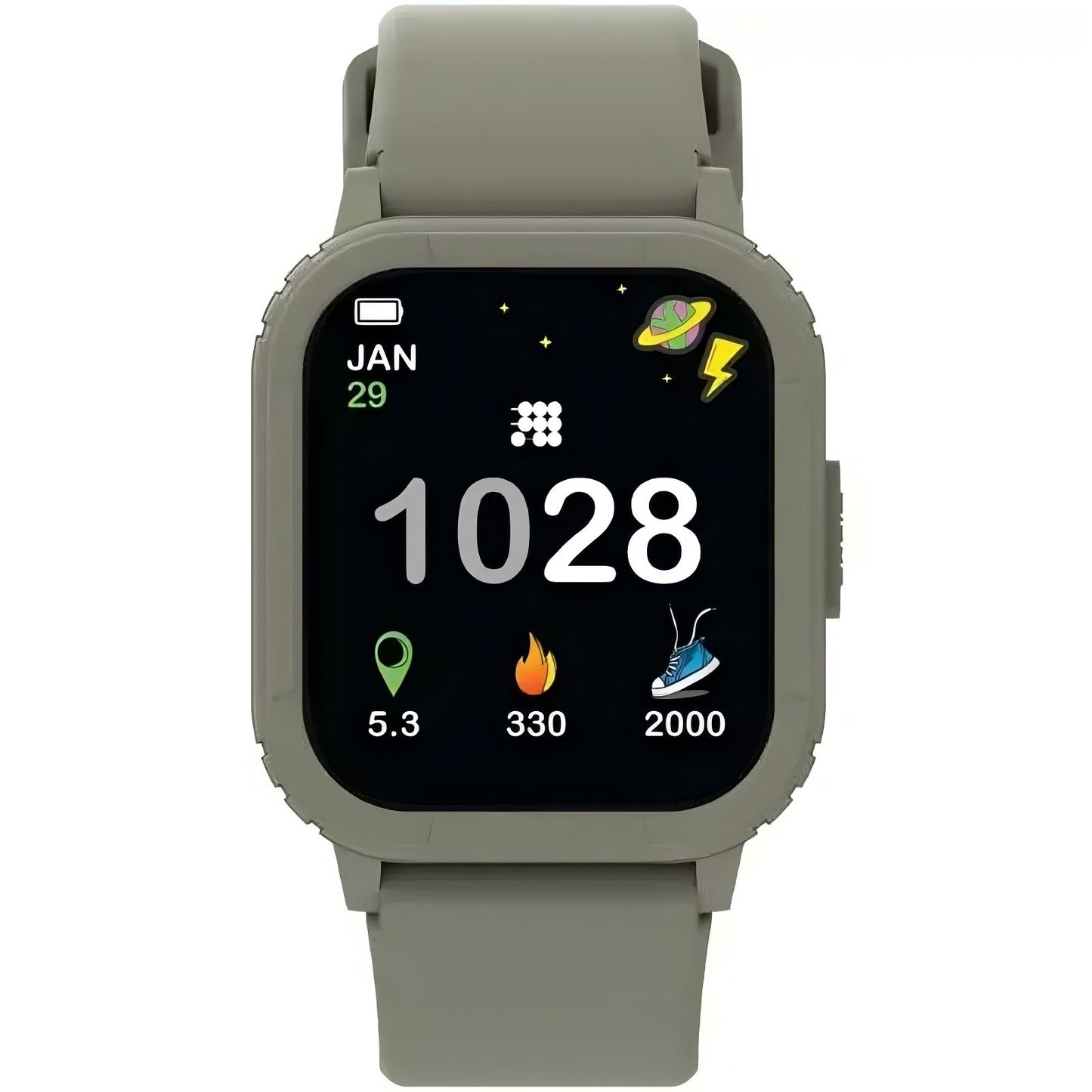 Kids' Interactive Smartwatch with Fitness Tracking and Built-In Games