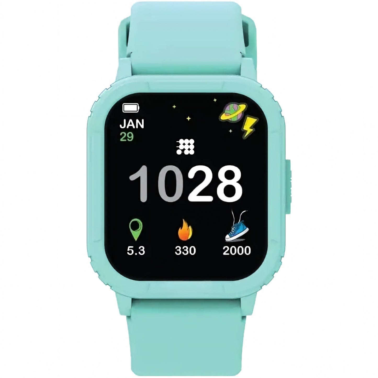 Kids' Interactive Smartwatch with Fitness Tracking and Built-In Games