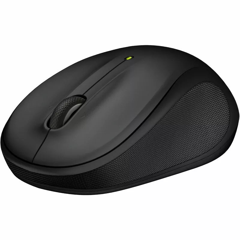 Portable Wireless Mouse with Textured Grip and Extended Battery Life