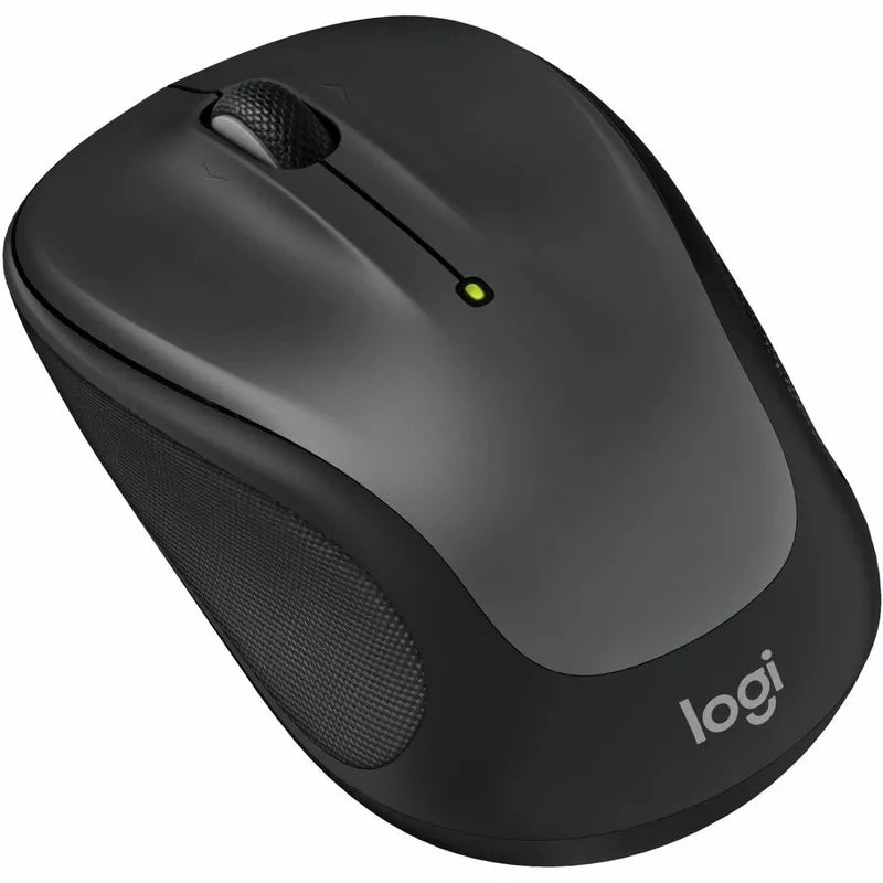 Portable Wireless Mouse with Textured Grip and Extended Battery Life