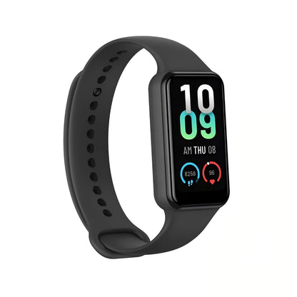 Slim Fitness Tracker with Large AMOLED Display and Extended Battery Life